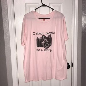 New wo tags Size XL Custom Photographer Shirt Tee
